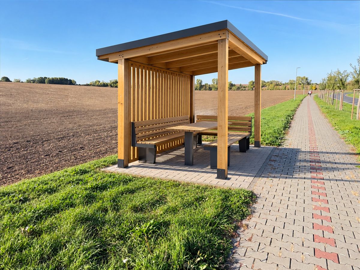 Odpočinek cestou – náš záměr (vizualizace)