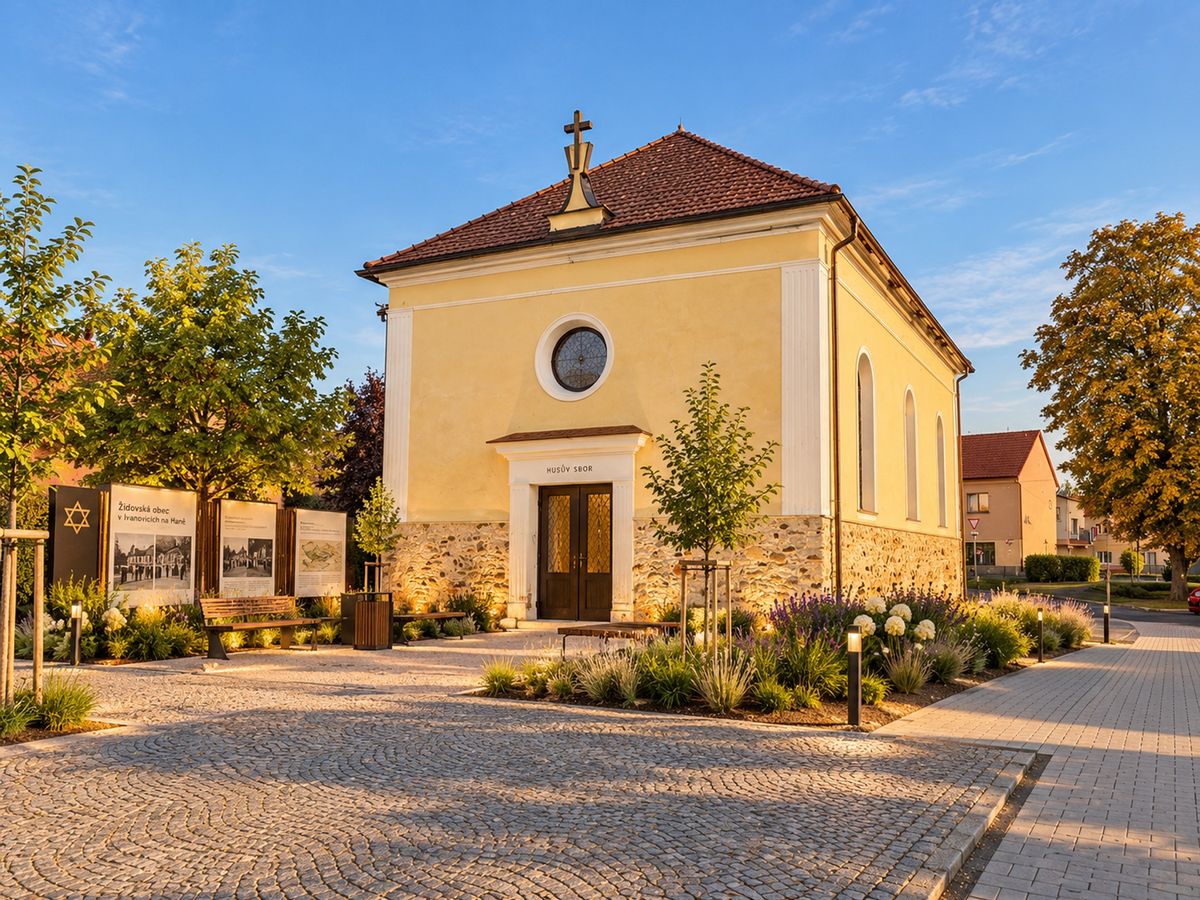 Husův sbor – původní synagoga – náš záměr (vizualizace)